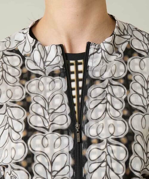 HIROKO KOSHINO / ヒロココシノ その他アウター | ファジーフラワーチュールブルゾン/日本製/洗える | 詳細11