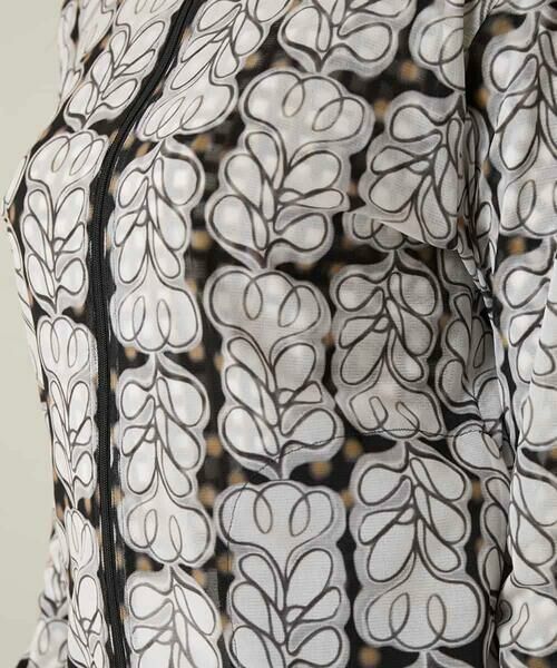 HIROKO KOSHINO / ヒロココシノ その他アウター | ファジーフラワーチュールブルゾン/日本製/洗える | 詳細12