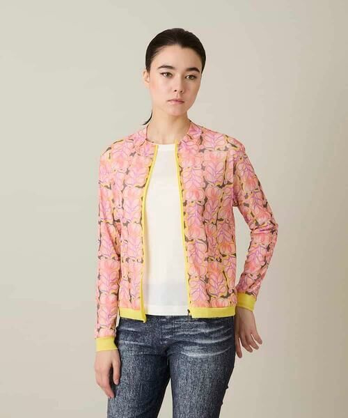 HIROKO KOSHINO / ヒロココシノ その他アウター | ファジーフラワーチュールブルゾン/日本製/洗える | 詳細13