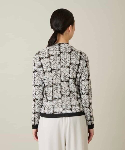 HIROKO KOSHINO / ヒロココシノ その他アウター | ファジーフラワーチュールブルゾン/日本製/洗える | 詳細4