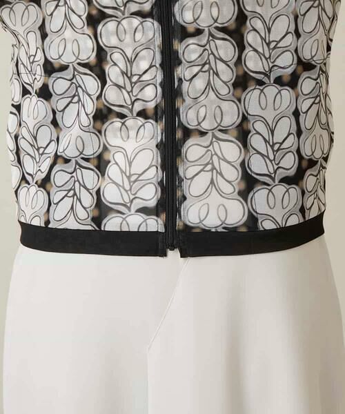 HIROKO KOSHINO / ヒロココシノ その他アウター | ファジーフラワーチュールブルゾン/日本製/洗える | 詳細9