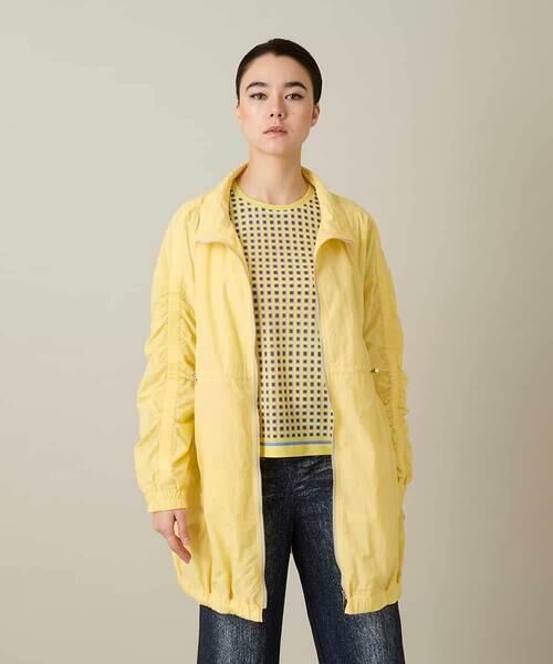 HIROKO KOSHINO / ヒロココシノ その他アウター | ナイロンタフタスプリングコート（ライトイエロー）
