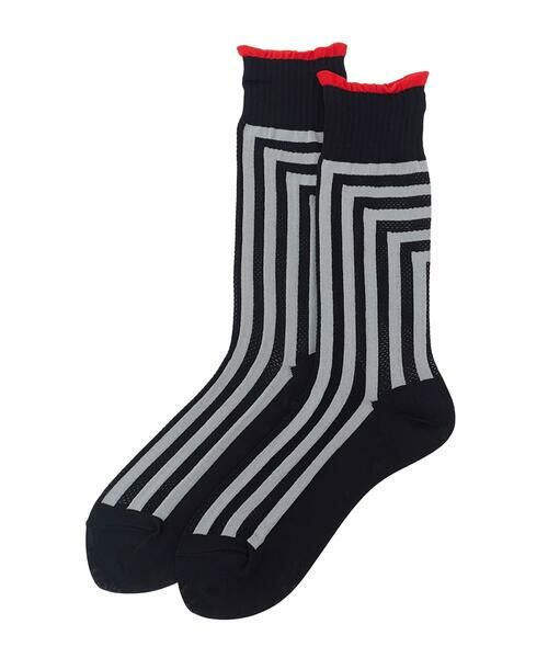 HIROKO KOSHINO / ヒロココシノ その他小物 | ストライプジャカードソックス | 詳細2