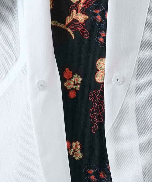 HIROKO KOSHINO / ヒロココシノ ノーカラージャケット | メッシュシアージャケット/日本製 | 詳細13