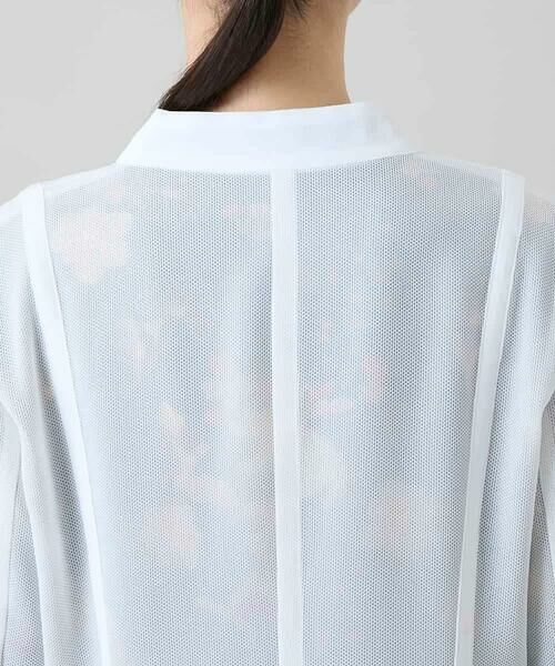 HIROKO KOSHINO / ヒロココシノ ノーカラージャケット | メッシュシアージャケット/日本製 | 詳細6