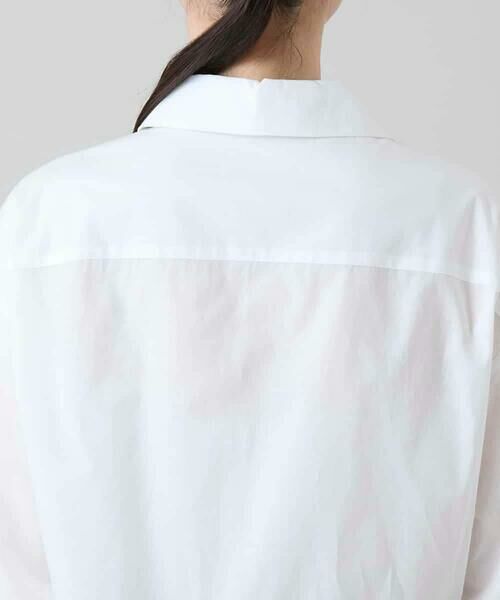 HIROKO KOSHINO / ヒロココシノ シャツ・ブラウス | 刺繍アクセントカシュクールブラウス/洗える | 詳細5