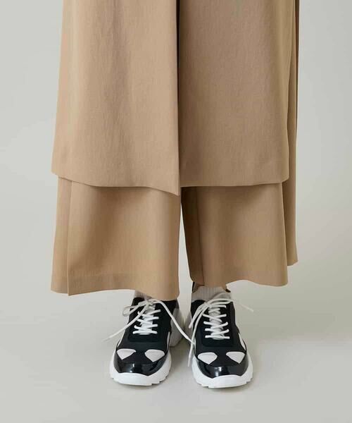 HIROKO KOSHINO / ヒロココシノ ベスト | ロングスリットデザインジレ /日本製/洗える | 詳細11