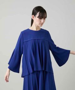 HIROKO KOSHINO / ヒロココシノ シャツ・ブラウス | 立体プリーツシルエットブラウス/洗える