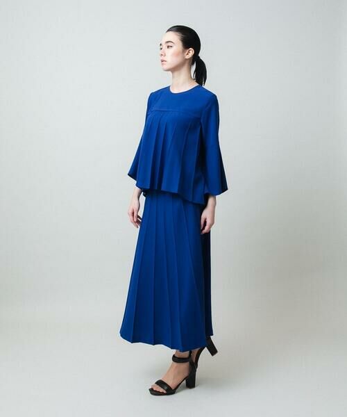 HIROKO KOSHINO / ヒロココシノ シャツ・ブラウス | 立体プリーツシルエットブラウス/洗える | 詳細12