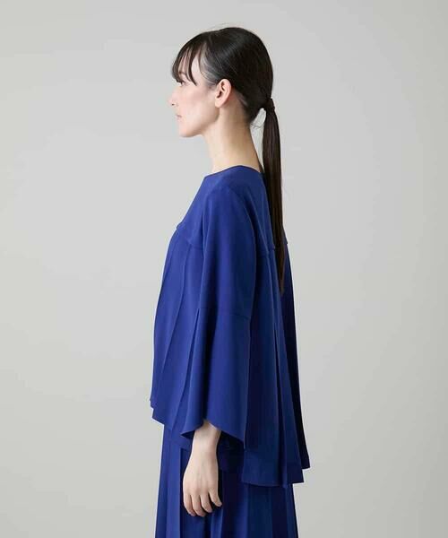 HIROKO KOSHINO / ヒロココシノ シャツ・ブラウス | 立体プリーツシルエットブラウス/洗える | 詳細2