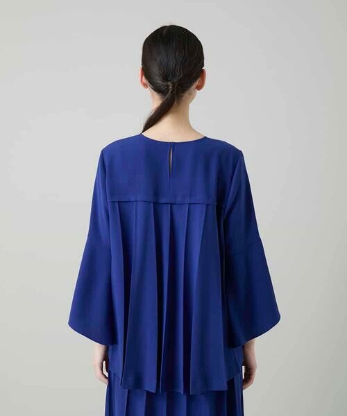 HIROKO KOSHINO / ヒロココシノ シャツ・ブラウス | 立体プリーツシルエットブラウス/洗える | 詳細3