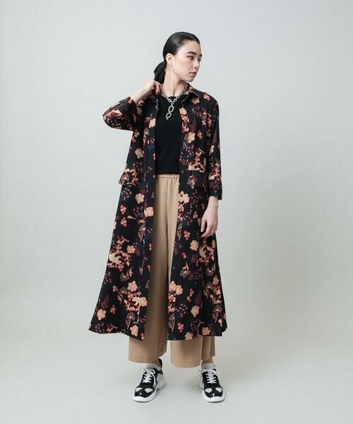 HIROKO KOSHINO / ヒロココシノ ロング・マキシ丈ワンピース | オリエンタルアニマルプリントワンピース /日本製/洗える | 詳細13