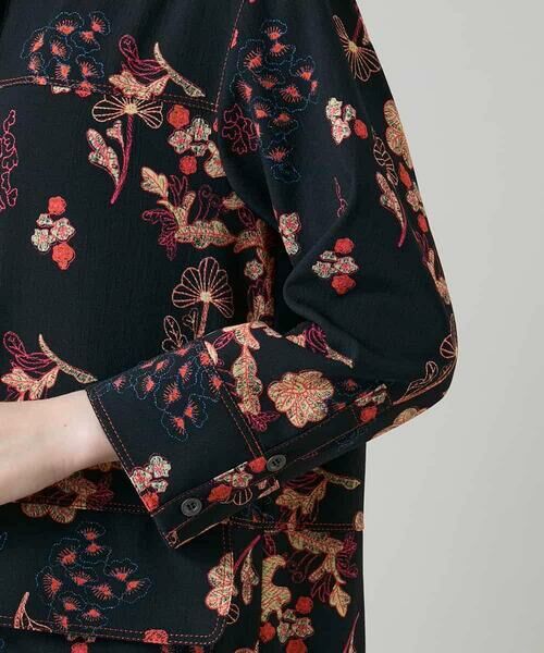 HIROKO KOSHINO / ヒロココシノ ロング・マキシ丈ワンピース | オリエンタルアニマルプリントワンピース /日本製/洗える | 詳細8