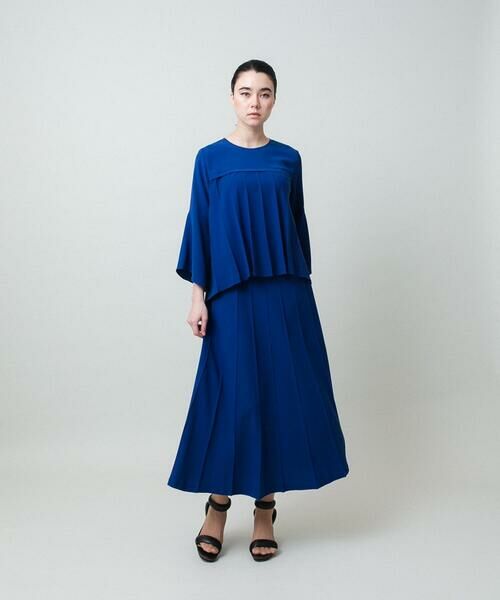 HIROKO KOSHINO / ヒロココシノ ロング・マキシ丈スカート | 立体プリーツシルエットスカート /洗える | 詳細8
