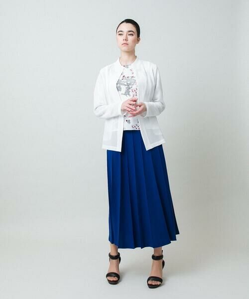 HIROKO KOSHINO / ヒロココシノ ロング・マキシ丈スカート | 立体プリーツシルエットスカート /洗える | 詳細9
