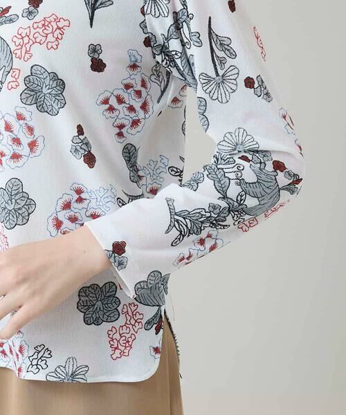 HIROKO KOSHINO / ヒロココシノ カットソー | オリエンタルアニマルプリントカットソー/日本製/洗える | 詳細6