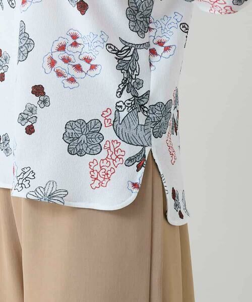 HIROKO KOSHINO / ヒロココシノ カットソー | オリエンタルアニマルプリントカットソー/日本製/洗える | 詳細8