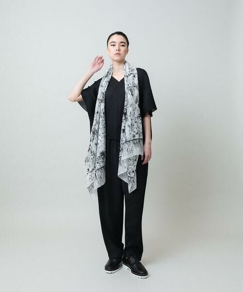 HIROKO KOSHINO / ヒロココシノ シャツ・ブラウス | ランダムプリーツテールロングブラウス /洗える | 詳細9