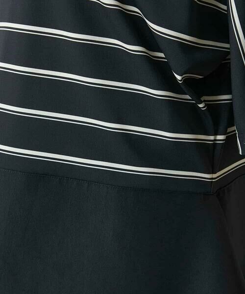 HIROKO KOSHINO / ヒロココシノ シャツ・ブラウス | アシンメトリーヘムボーダーブラウス/日本製/洗濯機で洗える | 詳細9