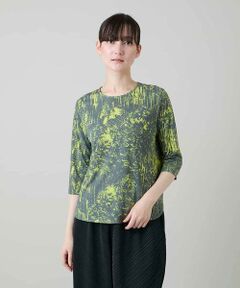 HIROKO KOSHINO / ヒロココシノ カットソー | インクペインティングカットソー/日本製/洗える