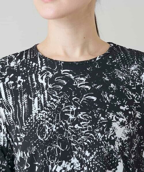 HIROKO KOSHINO / ヒロココシノ カットソー | インクペインティングカットソー/日本製/洗える | 詳細4