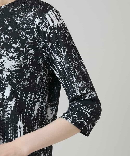 HIROKO KOSHINO / ヒロココシノ カットソー | インクペインティングカットソー/日本製/洗える | 詳細6