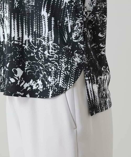 HIROKO KOSHINO / ヒロココシノ カットソー | インクペインティングカットソー/日本製/洗える | 詳細7