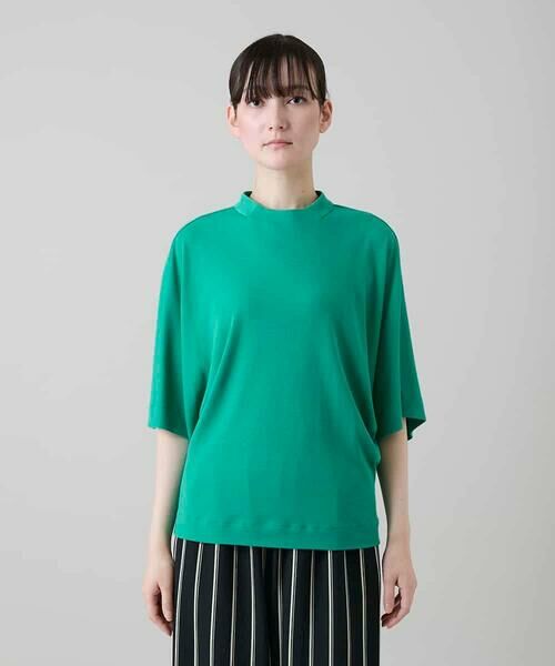 HIROKO KOSHINO / ヒロココシノ カットソー | ドルマンスリーブミニマルカットソー/日本製/洗える | 詳細1