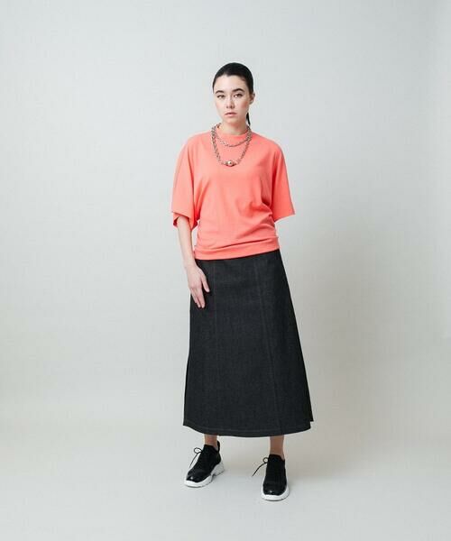 HIROKO KOSHINO / ヒロココシノ カットソー | ドルマンスリーブミニマルカットソー/日本製/洗える | 詳細11