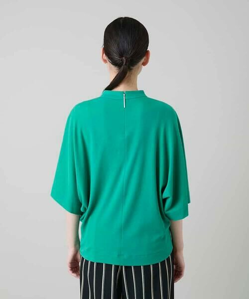 HIROKO KOSHINO / ヒロココシノ カットソー | ドルマンスリーブミニマルカットソー/日本製/洗える | 詳細3