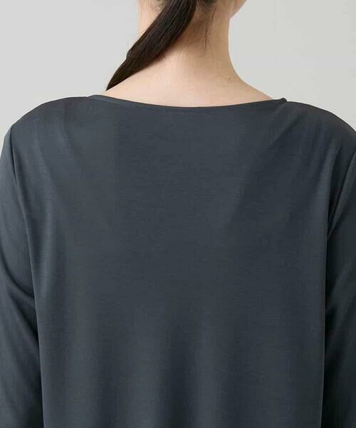 HIROKO KOSHINO / ヒロココシノ チュニック | アシンメトリーチュールヘムデザインチュニック/日本製/洗える | 詳細5