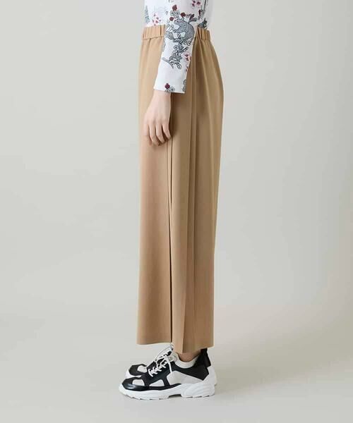 HIROKO KOSHINO / ヒロココシノ チノ・ワークパンツ | サイドプリーツイージーパンツ/洗える | 詳細2