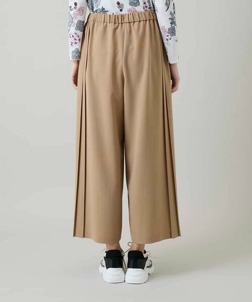 HIROKO KOSHINO / ヒロココシノ チノ・ワークパンツ | サイドプリーツイージーパンツ/洗える | 詳細3