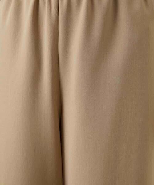 HIROKO KOSHINO / ヒロココシノ チノ・ワークパンツ | サイドプリーツイージーパンツ/洗える | 詳細8