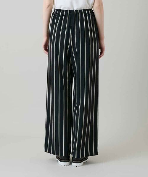 HIROKO KOSHINO / ヒロココシノ チノ・ワークパンツ | ストライプワイドイージーパンツ /日本製/洗える | 詳細3