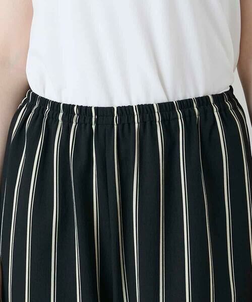 HIROKO KOSHINO / ヒロココシノ チノ・ワークパンツ | ストライプワイドイージーパンツ /日本製/洗える | 詳細4