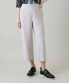 HIROKO KOSHINO / ヒロココシノ ショート・ハーフ・半端丈パンツ | サテンジョーゼットアンクルパンツ/日本製/洗える