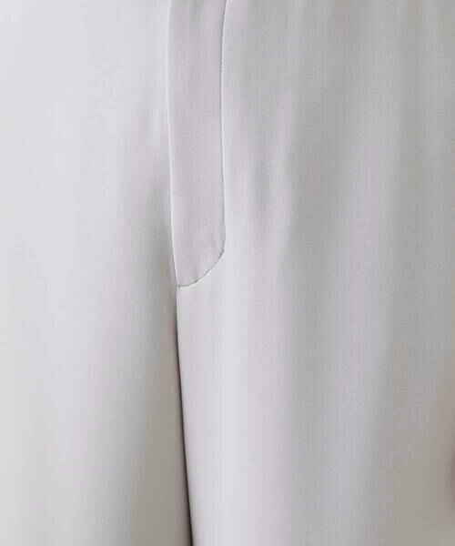 HIROKO KOSHINO / ヒロココシノ ショート・ハーフ・半端丈パンツ | サテンジョーゼットアンクルパンツ/日本製/洗える | 詳細8