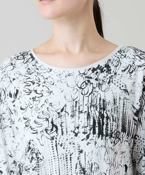 HIROKO KOSHINO / ヒロココシノ ロング・マキシ丈ワンピース | インクペインティングワンピース/日本製/洗える | 詳細4