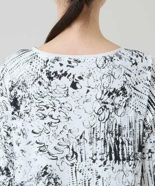 HIROKO KOSHINO / ヒロココシノ ロング・マキシ丈ワンピース | インクペインティングワンピース/日本製/洗える | 詳細5