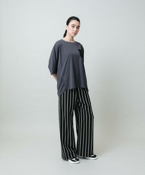 HIROKO KOSHINO / ヒロココシノ カットソー | 刺繍ポケットデザインカットソー/日本製/洗える | 詳細10