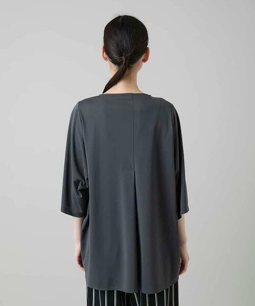 HIROKO KOSHINO / ヒロココシノ カットソー | 刺繍ポケットデザインカットソー/日本製/洗える | 詳細3