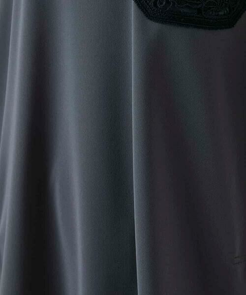 HIROKO KOSHINO / ヒロココシノ カットソー | 刺繍ポケットデザインカットソー/日本製/洗える | 詳細9