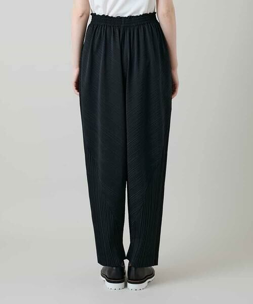 HIROKO KOSHINO / ヒロココシノ チノ・ワークパンツ | ランダムプリーツシルエットパンツ/洗える | 詳細3