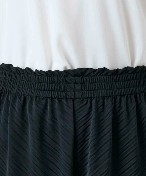 HIROKO KOSHINO / ヒロココシノ チノ・ワークパンツ | ランダムプリーツシルエットパンツ/洗える | 詳細4