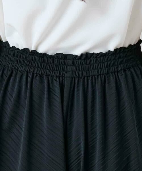 HIROKO KOSHINO / ヒロココシノ チノ・ワークパンツ | ランダムプリーツシルエットパンツ/洗える | 詳細5
