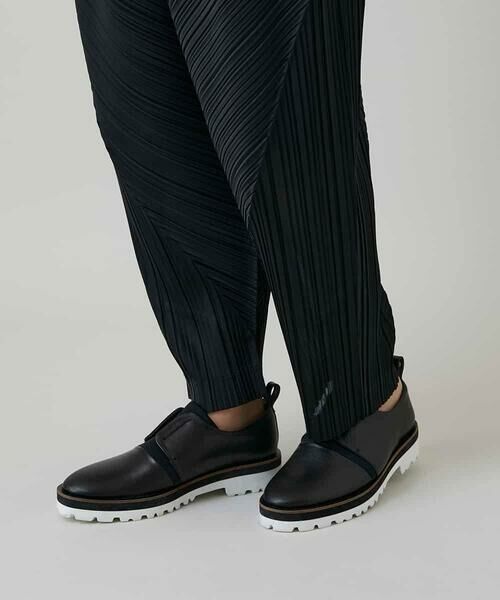 HIROKO KOSHINO / ヒロココシノ チノ・ワークパンツ | ランダムプリーツシルエットパンツ/洗える | 詳細7