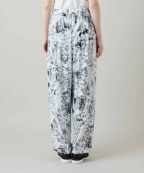 HIROKO KOSHINO / ヒロココシノ チノ・ワークパンツ | インクペインティングイージーパンツ/日本製/洗える | 詳細3