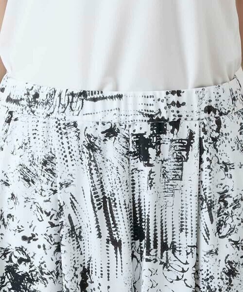 HIROKO KOSHINO / ヒロココシノ チノ・ワークパンツ | インクペインティングイージーパンツ/日本製/洗える | 詳細4