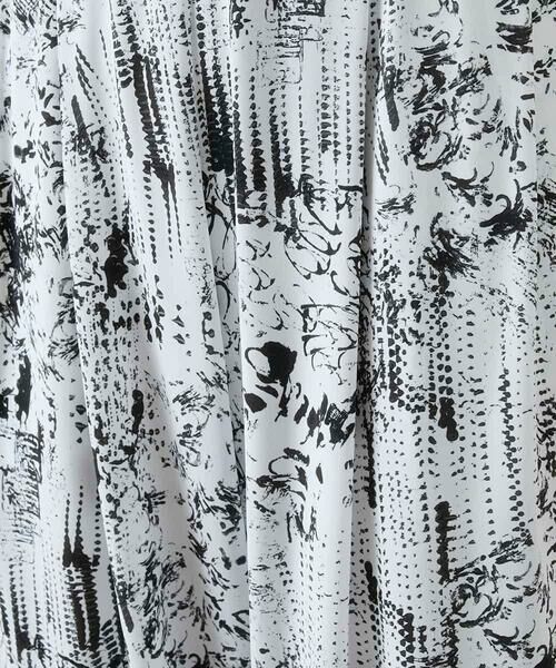 HIROKO KOSHINO / ヒロココシノ チノ・ワークパンツ | インクペインティングイージーパンツ/日本製/洗える | 詳細8